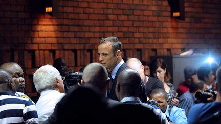 Oscar Pistorius dans l'oeil du cyclone (ANTOINE DE RAS / AFP)