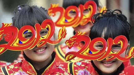 Le nouvel an fêté partout dans le monde, comme ici dans la province chinoise de Jiangsu
 (Meng Delong/AP/SIPA)