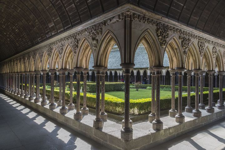 Cloître du Mont-Saint-Michel
 (Jean Daniel Sudres / Aurimages / JEAN DANIEL SUDRES / Aurimages)