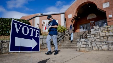 Les citoyens de Géorgie peuvent aller voter par anticipation jusqu'au 1er novembre. (ERIK S. LESSER / EPA)