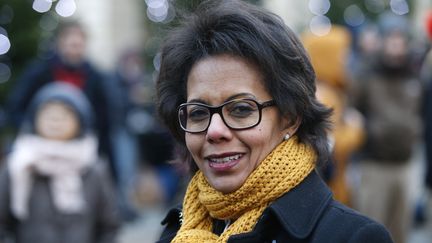 L'ancienne journaliste Audrey Pulvar, à Paris, le 12 décembre 2017. (GEOFFROY VAN DER HASSELT / AFP)