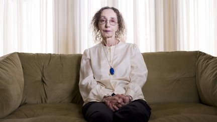 L'écrivaine Joyce Carol Oates à Jérusalem le 12 mai 2019 (ODED BALILTY/AP/SIPA / AP)