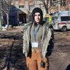 Ioulia, 25 ans, responsable d'une unité de défense territoriale de 600 personnes à Lviv, dans l'ouest de l'Ukraine. (SANDRINE ETOA-ANDEGUE / RADIO FRANCE)