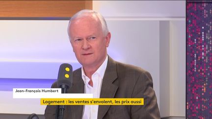 Le président du Conseil supérieur du notariat, Jean-François Humbert, invité de L'interview éco de franceinfo, le 12 juillet 2019. (FRANCEINFO / RADIOFRANCE)