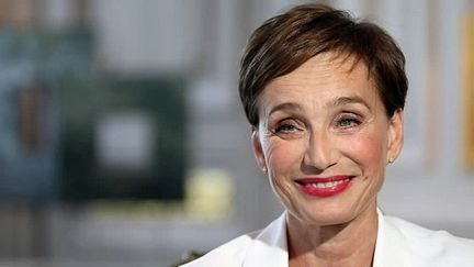 Kristin Scott Thomas. 
 (Capture d&#039;écran France 2 )