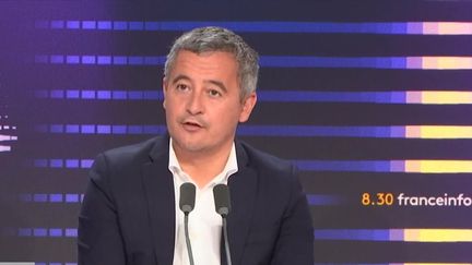 Le député Ensemble pour la République, Gérald Darmanin, le 3 octobre 2024. (FRANCEINFO / RADIO FRANCE)