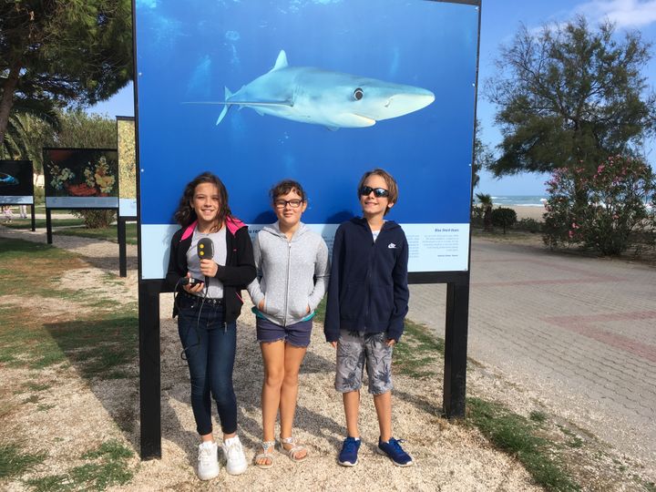 Les enfants exposent aux côtés de photographes professionnels (INGRID POHU / RADIO FRANCE)