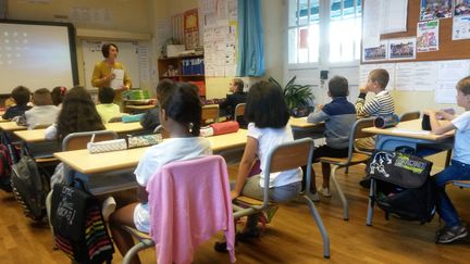 Photo d'illustration d'une classe de primaire. (Cécile Gauthier - France 3)