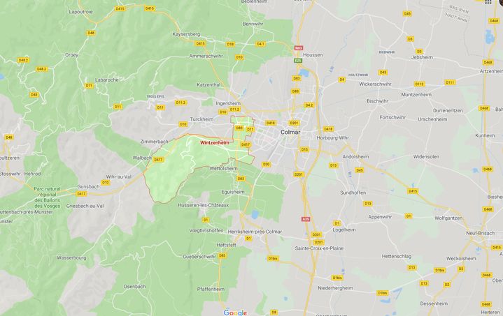 Les faits se sont déroulés vendredi 9 août à&nbsp;Wintzenheim dans le quartier de Logelbach. (GOOGLE MAPS)