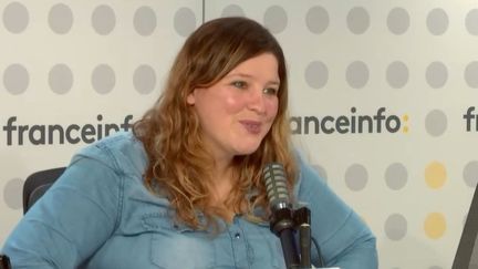 Marine Baousson, humoriste et auteure du podcast "Vulgaire". (FRANCEINFO / RADIO FRANCE)