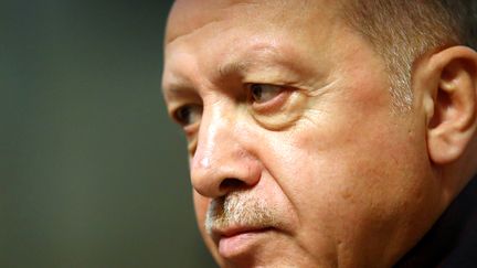 Le président turc&nbsp;Recep Tayyip Erdogan (photo prise le 17 décembre 2019) (REUTERS - DENIS BALIBOUSE / X90072)