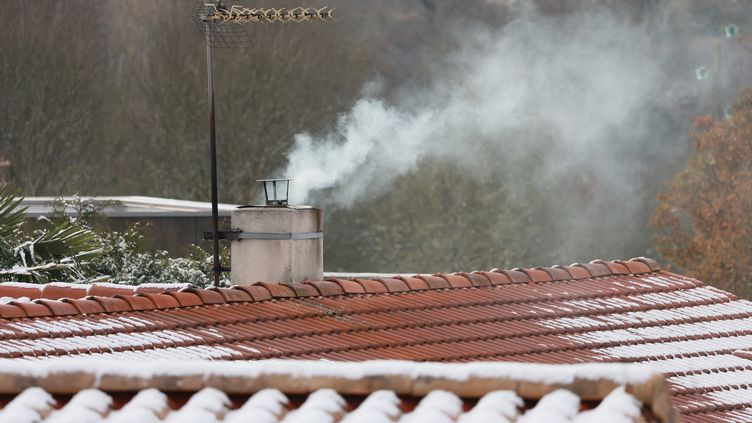 A chimney in Montaigu-Vendée (Vendée), December 11, 2022. (MATHIEU THOMASSET / HANS LUCAS / AFP)