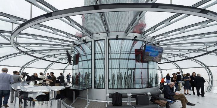 L'intérieur de la coupole de la tour i360 de Brighton
 (Ray Tang / ANADOLU AGENCY)