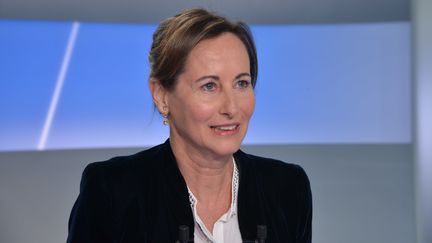 La pr&eacute;sidente PS de Poitou-Charentes, S&eacute;gol&egrave;ne Royal, sur le plateau de France 5, le 2 juin 2013.&nbsp; (IBO / SIPA)