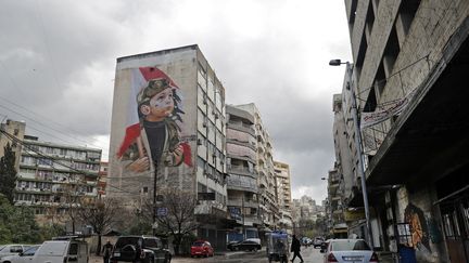 Une fresque murale dans un quartier de Tripoli, le 29 janvier 2021.&nbsp; (JOSEPH EID / AFP)