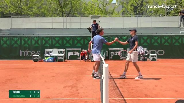 Leo Borg continue son parcours dans le tournoi juniors