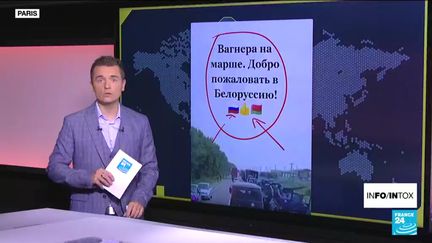 Une vidéo d'un convoi militaire affirme à tort que les troupes Wagner d'Evguéni Prigojine se trouvent actuellement en Biélorussie