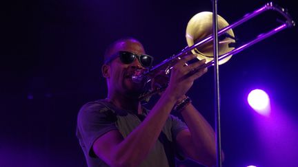 Troy Andrews alias Trombone Shorty.
 (Adrien Pittore)