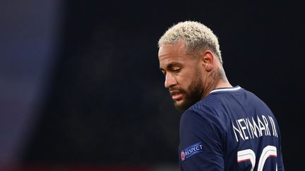 Neymar lors du match de football de l'UEFA Champions League entre le Paris Saint-Germain (PSG) et Istanbul Basaksehir au Parc des Princes à Paris, le 9 décembre 2020. (FRANCK FIFE / AFP)