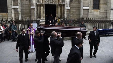 &nbsp; (Les obsèques de Florence Arthaud © AFP / Martin BUREAU)