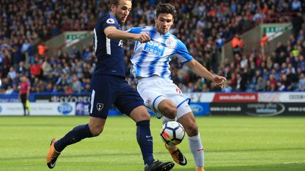 Harry Kane, auteur d'un doublé contre Huddersfield (LINDSEY PARNABY / AFP)