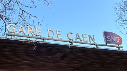 Entrée de la gare de Caen, en Normandie. Photo d'illustration. (DIMITRI MORGADO / RADIO FRANCE)