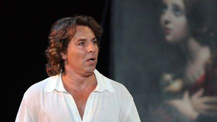 Roberto Alagna dans &quot;Tosca&quot; de Puccini à Orange (13/07/2010)
 (AFP / Gérad Julien)