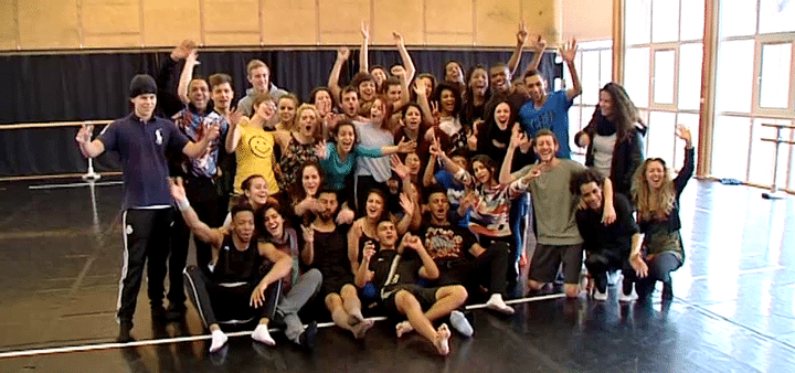 Les jeunes danseurs du projet Passerelles
 (France 3 / Culturebox)