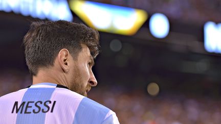 Lionnel Messi, le 26 juin 2016 au&nbsp;MetLife Stadium de New York (Etats-Unis).&nbsp; (ISAAC ORTIZ / MEXSPORT / AFP)