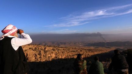 La ville de Sinjar a été reprise par les peshmergas kurdes (SAFIN HAMED / AFP)