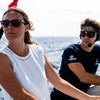 Marion Cardon, team manager du skippeur Sébastien Simon (Groupe Dubreuil Sailing Team), à droite sur la photo. (GROUPE DUBREUIL SAILING TEAM)