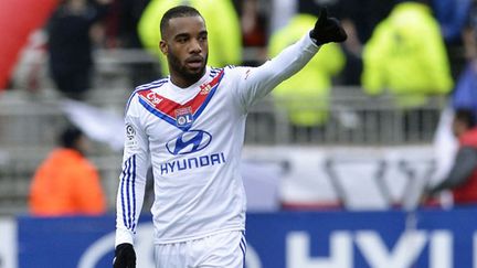 Le joueur lyonnais Alexandre Lacazette