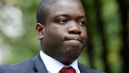 Kweku Adoboli se rendant à son procès le 20 septembre 2012, à Londres (Grande-Bretagne). (BEN STANSALL / AFP)