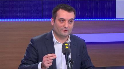 Florian Philippot, le 21 janvier 2017 sur franceinfo (FRANCEINFO)