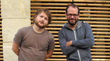 Raphaêl Schwab (contrebasse) et Julien Soro (saxophone) le 15 septembre 2014 à Paris
 (Annie Yanbékian)