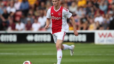 Frenkie De Jong avec l'Ajax Amsterdam lors d'un match amical contre Wolverhampton le 19 juillet 2018 (NICK POTTS / MAXPPP)