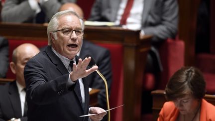 Fran&ccedil;ois Rebsamen, le ministre du Travail, &agrave; l'Assembl&eacute;e nationale, le 14 avril 2015. (ERIC FEFERBERG / AFP)