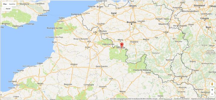 Maubeuge, Nord, France. (GOOGLE MAPS)