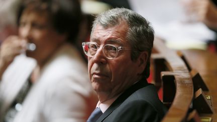 Patrick Balkany, le 23 juin 2015 à l'Assemblée nationale.&nbsp; (PATRICK KOVARIK / AFP)