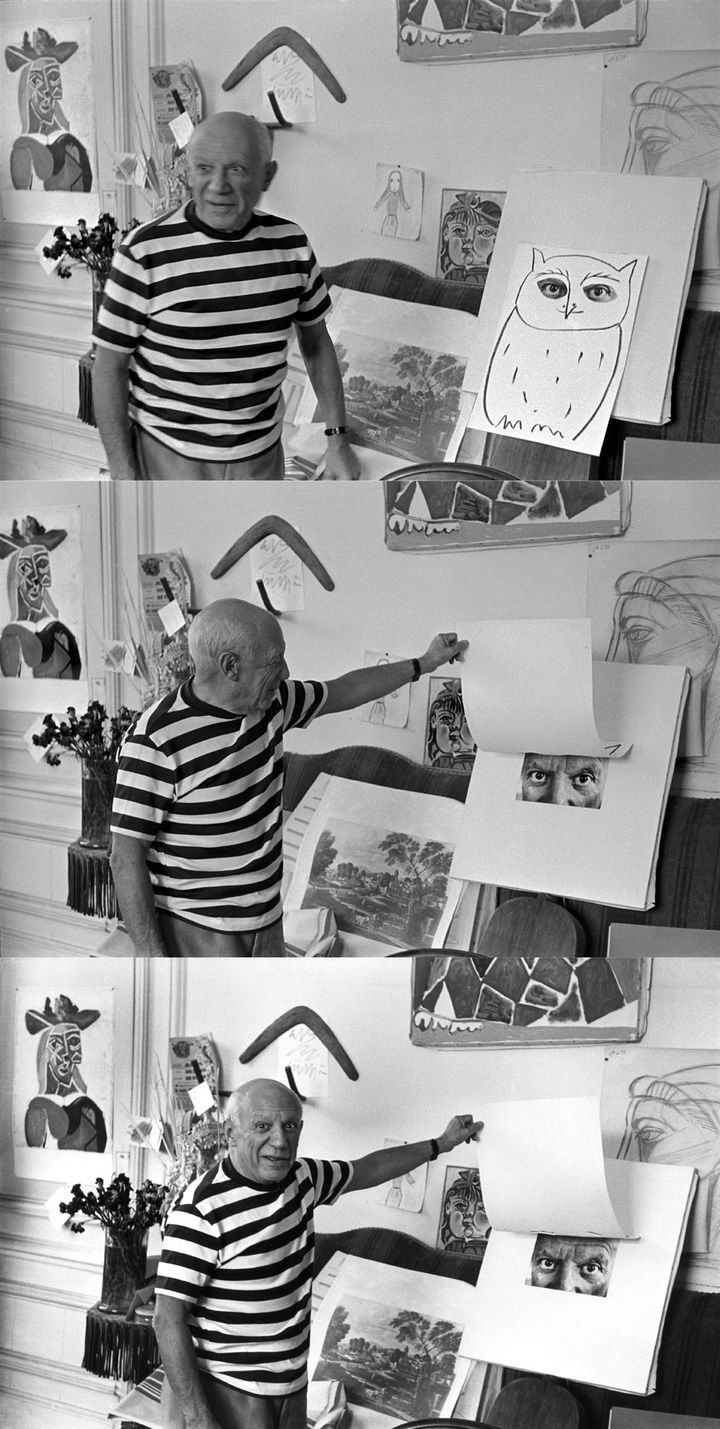 René Burri, Pablo Picasso, Cannes, Villa "La Californie"
 (René Burri / Magnum Photos)