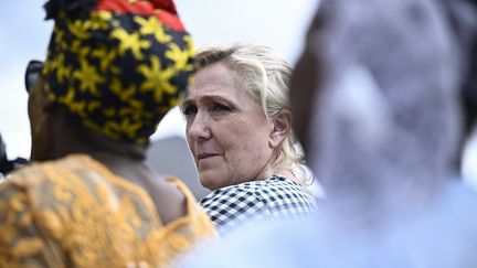 Marine Le Pen, le 6 janvier 2025. (JULIEN DE ROSA / AFP)