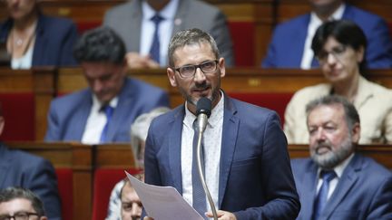 Matthieu Orphelin, député LREM du Maine-et-Loire, à l'Assemblée nationale le 19 juillet 2017. (LEON TANGUY / MAXPPP)