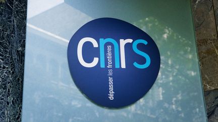 Le logo du&nbsp;Centre national de la recherche scientifique (CNRS), à Paris, le 8 septembre 2014. (IMAGE POINT FR / BSIP / AFP)