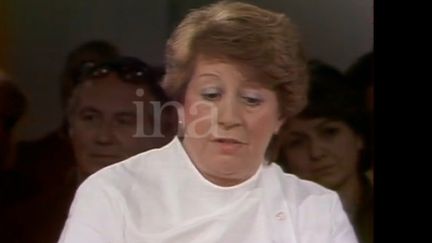 Fernande Allard, dans l'émission Apostrophe en 1982. (FRANCE 2)