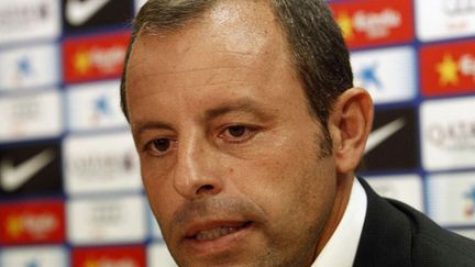 Le président du FC Barcelone, Sandro Rosell 