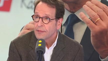 Gilles Le Gendre, député LREM de la 2e circonscription de Paris, invité de franceinfo le 2 avril 2018. (RADIO FRANCE / FRANCE INFO)