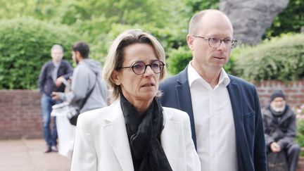 Mélanie Boulanger au tribunal de Bobigny en mai 2024. (JEAN-BAPTISTE QUENTIN / MAXPPP)