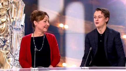  Catherine Frot et Rod Paradot, invités du 20 heures
 (France 3 / Culturebox / capture d&#039;écran)