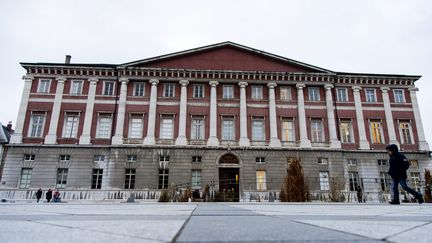 Nordahl Lelandais est entendu pour la troisième fois au palais de justice de Chambéry (Savoie), le 9 novembre 2018. (VINCENT ISORE / MAXPPP)