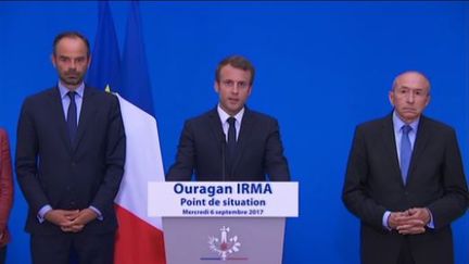 Macron après le passage d'Irma : "le bilan sera dur et cruel"